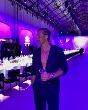 Tim Robards Instagram - Last night….

Wearing @giorgioarmani 
@creedperfumeau #CreedAFW