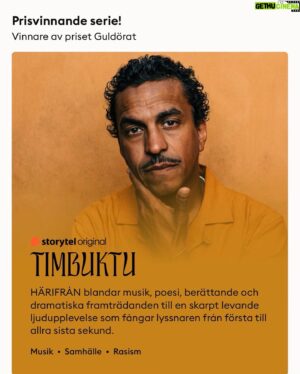 Timbuktu Instagram - We won best entertainment podcast in Sweden at the Guldörat awards last night for our audiodrama HÄRIFRÅN. Extra big love to my mentor and co-creator @flwrstudio
My deep gratitude goes out to our team for bringing this dream into existence:

@detnyanya @_prins_daniel_ 
@thomashenleyradio @sakibzabbar 
@rksseruwagi @stinaekblad 
@assefa.astrid @joelvalois 
@nathanielhagos @mikaelwranell 
@helmonsolomon @binyam_smilesmilesmile @esther.kirabo @seinabosey 
@erik_lundin_swe @masaka.mp3 
@svanteloden @damntheband 
@sprinklechords @sabinaddumba
@collenofficial
@filt__
@moeni_poppius
@breel_co
@banda.produktion
@storytelsverige