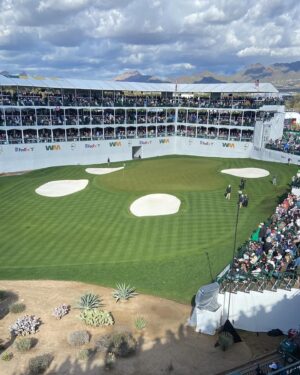Timothy Granaderos Instagram - Welp, survived my first Waste Management. Big thanks to @adidasgolf for rounding up such a solid crew and taking care of us the entire weekend! 

Oh and a special shout out to @oakley for showing us the madness that is hole 16.
