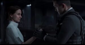 Tina Ivlev Instagram - Loved playing baddie Milena Romanova in #codmw3! Getting to work with this amazing cast, crew and directors Brian Bloom and Jeff Negus was such a joy. 🩵 Go play it!