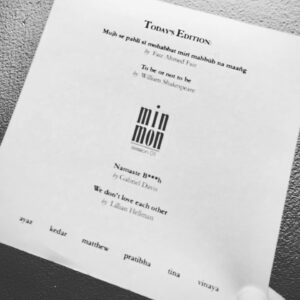 Tina Shilpara Instagram - The start. 
Forever grateful. 

World Theatre Day
