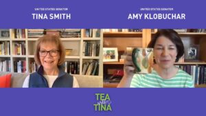 Tina Smith Instagram - Great to sit down with my friend @amyklobuchar on the latest #TeaWithTina. Watch the full video via the link in my bio.