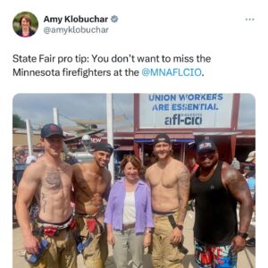 Tina Smith Instagram - Thanks for the pro tip @AmyKlobuchar — they really swept me off my feet!