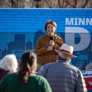 Tina Smith Instagram - TOMORROW is Election Day. And Minnesotans are ready to elect strong, kind, empathetic leaders like @joebiden and @kamalaharris and so many great @minnesotadfl leaders on the ballot in Minnesota. There is energy and we are using every last minute to organize, organize, organize.
