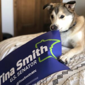 Tina Smith Instagram - Dogs for democracy.