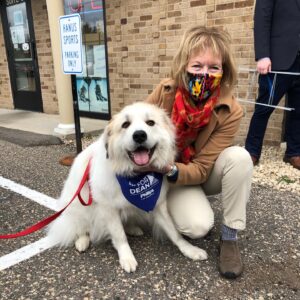 Tina Smith Instagram - Dogs for democracy.