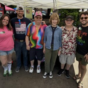 Tina Smith Instagram - East Central Minnesota Pride started in 2005, celebrating a support group for gay men in the area. Soon it blossomed into a full-fledged celebration of all LGBTQ  folks.

Pride isn’t just in our cities — it’s all across the country, including small towns and rural communities.

I was honored to join everyone in Pine City to kick off Pride Month — I even got to meet Don Quaintance, who was one of the original founders of the celebration!