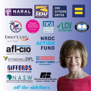 Tina Smith Instagram - We’ve got a broad coalition of supporters on this team. Honored to have the support of so many folks fighting for Minnesotans. Proud of the word we’ve done and can continue to do together for Minnesotans in the U.S. Senate.