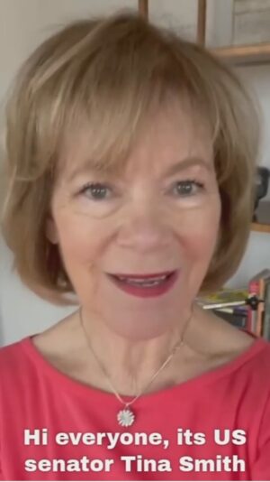 Tina Smith Instagram - I'm asking everyone to join me in supporting Keith Ellison in his re-election for Minnesota Attorney General. 

@ellisoncampaign