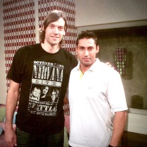 Tito Speranza Instagram - La foto tiene más de 10 años. Fue en un corte del programa AM por TELEFE. Siempre buena onda @obricio7 Gracias!!!