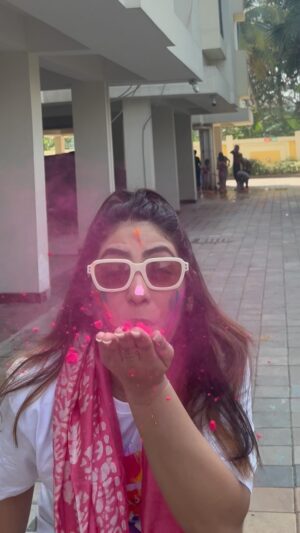 Tiyasha Lepcha Instagram - Happy Holi 💕