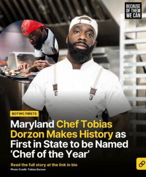 Tobias Dorzon Instagram - S/O to @becauseofthem
Prince George’s County is celebrating its own culinary champion, Chef Tobias Dorzon! Dorzon, a Riverdale native and the owner of @hunchohousemd in Hyattsville, was recently named Chef of the Year by the Restaurant Association of Maryland - a first for the county, according to @wusa9 

Dorzon was also presented with a Proclamation Day by Prince George’s County Council in his honor, solidifying his status as a local culinary icon.

Dorzon’s journey to the top wasn’t your typical chef’s path.
He transitioned from the world of professional football to the world of fine dining, a testament to his unwavering passion for food. His hard work and talent haven’t gone unnoticed. Dorzon has graced the screens of the @foodnetwork and currently hosts “Time Out with Tobias” on @espn & @hulu 

• Click the 🔗 in my bio to see the whole story on
