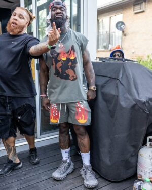 Tobias Dorzon Instagram - Happy Cake Day to my sister one of the greatest to do it @maibrotherskeeper. You know I had to pop out for you. If your cookout don’t look like this don’t invite us to bless the grill. @chefredbeard #ChefTobias #Huncho