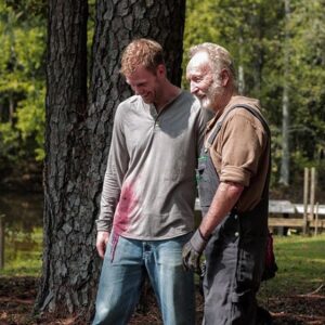 Tobin Bell Instagram - …so, first day at this sweltering location in #Sumter, S.C., the young director hands me a pair of gloves & a pick-ax… “first thing I need you to do, Tobin, is dig a ditch. Ya, I know, it’s 100 degrees & 94% humidity and there’s a swarm of gnats… it’s breedin’ season. If they get in your mouth, swallow ‘em… they’re high in protein.” #indiefilm @theoldmanandthepondfilm @imjasonmac