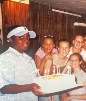 Toby Onwumere Instagram - Back when all I needed to keep me happy was some cake and Ice Blue Fubu.