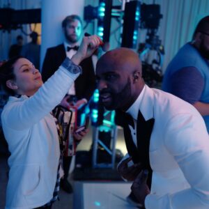 Toby Onwumere Instagram - Some behind the scene pics I took of our episode 16. Very proud of the work we all did, and I hope y’all enjoy.  #empirefox