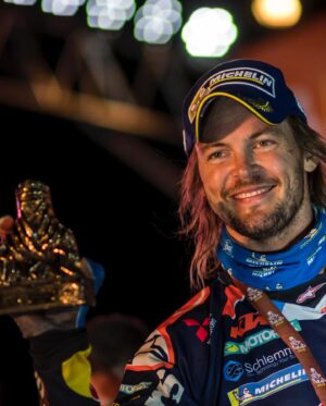 Toby Price Instagram - Everyone has been asking me about what events I’ll be riding in this year, but in some personal news, KTM has decided to not renew my contract so Dakar 2024 was my last event with them… I do feel like I’m still in my prime and going out there fighting for wins, especially at Dakar so it’s unfortunate to not have that opportunity to do it in 2025 but I’m really appreciative of the support they gave me in my career. We’ve been able to do some great things together like win two Dakars and get a couple podiums, a World Championship and our success in Australia too. A big thank you also to @redbull, @blundstoneworkau, @canamoffroad, @arb4x4 and @bfgoodrichtires who have been riding along with me on the bike, really looking forward to the future. For now my focus is on the 2024 SCORE International Championship with Team Australia and to see what comes next.