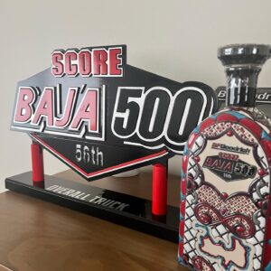Toby Price Instagram - Grateful. to be a small team of around 11 people against the best trophy truck drivers in the world and to finally be on the top step is wild. People only know the small parts of this coming to life but takes a lot of work and dedication apart from multi millions of dollars to hold one of these. 
@paulweel I can’t thankyou enough for trusting in me to pilot your truck for half of the race and stoked to see you cross the line in your truck finally. Big thanks to @brentbauman46 for steering us in the right direction. Dedication pays off.

I’m not sure what’s next for me, I’m hoping and trying for a 4 wheel seat in Dakar next year or whenever I can get a seat, One day I’ll make that come true and add that one to my shelf of trophies but this one here is just the start of more to come. #1stoverall