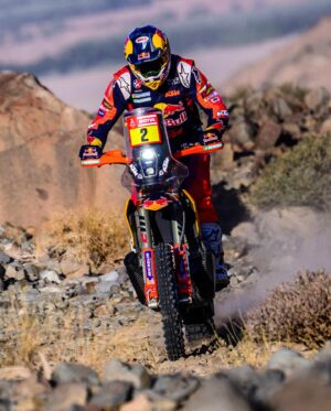 Toby Price Instagram - Stage 11 🏁 5th
Overall ⏱️ 6th
Stones are definitely a challenge to get through, but didn’t make any major navigational mistakes today, there were just a couple of little sections where I had to make a small adjustment. That’s one more stage ticked off and it brings us closer to the finish, I’m looking forward to tomorrow and just crossing that finish line safely.
#Dakar2024