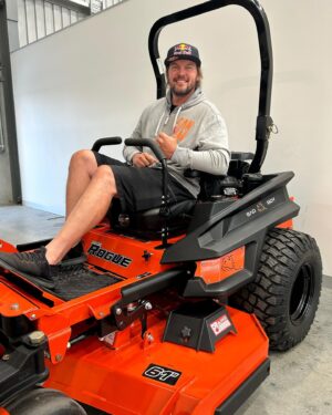 Toby Price Instagram - I’ve gone ROGUE. Wanted to say a massive big thankyou to the team @badboymowers_au and @pfg_australia for helping and assisting with this “BAD BOY” my lawns at the farm are going to be top notch now. Anyone in the market for a new zero turn be sure to check out your local or nearest dealer. When are we going racing @craiglowndes888 😜