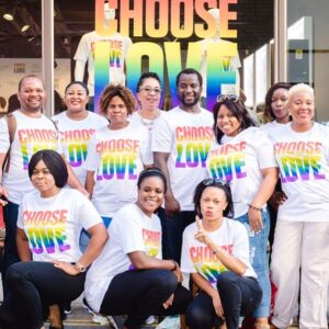 Toby Regbo Instagram - Me and mr @bowerjamie at the opening of the new #chooselove shop last night. For #pride2018 @helprefugeesuk are joining forces with Say It Loud who provide support for LGBT refugees and asylum seekers. I’ll be in the shop on Monday helping out and selling these lovely tees. You can also get yours today on @asos. All profits raised are heading straight to a wonderful cause! The shop address is 9 Mercer Street. Photo credit @rickydarkophotography photography
