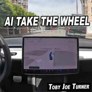 Toby Turner Instagram - "AI TAKE THE WHEEL" - Toby Joe Turner
#fsd #tesla #country #fullselfdriving #Tobuscus
