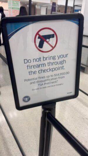 Toby Turner Instagram - “Do not bring YOUR firearm through the checkpoint.” #FloridaMan #Miami