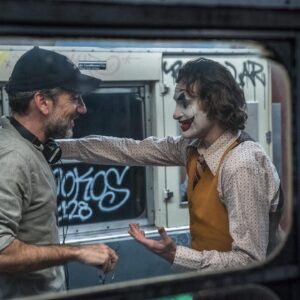 Todd Phillips Instagram - Some fun “behind the scenes” images with Joaquin and I. We laughed a lot on set. Will post more... all photos by the great @nikotavernise