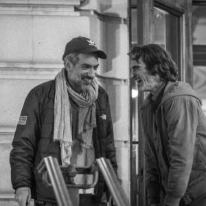 Todd Phillips Instagram - Some fun “behind the scenes” images with Joaquin and I. We laughed a lot on set. Will post more... all photos by the great @nikotavernise