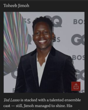 Toheeb Jimoh Instagram - Thank you @hollywoodreporter - This is such a dope group!! 📈📈📈