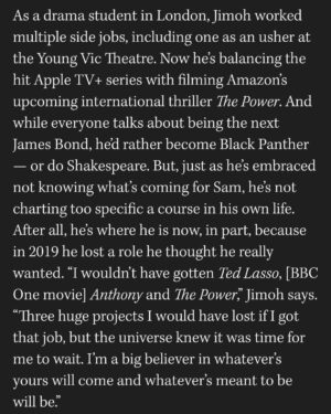 Toheeb Jimoh Instagram - Thank you @hollywoodreporter - This is such a dope group!! 📈📈📈