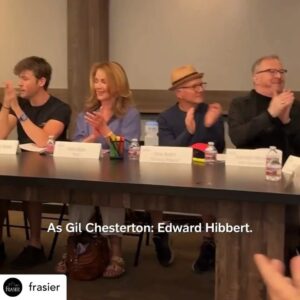 Toks Olagundoye Instagram - To say that I COMPLETELY. NERDED. OUT. at this table read would be an abject understatement 😍😍😍
“
Pilfered from: @frasier “Looks who’s back! #Frasier”
•
#Reboot #Comedy #Funny #OG #Frasier #ComedicActor #Actress #Talent #Talented #Broadway #Peri #PeriGilpin #DanButler #EdwardHibbert #TheOriginals #MasterClass #Reunited #BTS