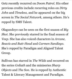 Toks Olagundoye Instagram - Oh, hi 
•
Story by @deadline 
•
#FatalAttraction #Reboot #Chuffed