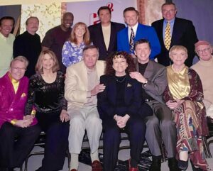 Tom Bergeron Instagram - The whole gang from Hollywood Squares the week “Birthday Boy” Peter Marshall tag-teamed me as host for an episode 🥰