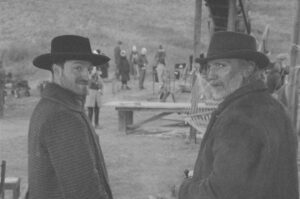 Tom Blyth Instagram - Linus contemplating
Some regulators
The legend of Brent Woolsey
Cheeky Vinnie
Wild Bill
Tom and Lucy
Donovan & his pup quite literally shooting the shit
Some more regulators
Danny in a doorway
Dakota 

#billythekid Season 2 continues today on @mgmplus