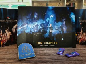 Tom Chaplin Instagram - We enjoyed counting down to Christmas with the Twelve Tales advent calendar so much last year that we’ve made another - bigger, better and chocolatey-er one for 2018! ✨

It contains 24 Milka chocolates** and a little something to piece together throughout December behind each window. 🍫 **We’ve eaten a whole calendar already and can confirm the chocolates are delicious.

You can buy yours alongside some other Christmas items in the store now. Link in bio!

TC HQ x