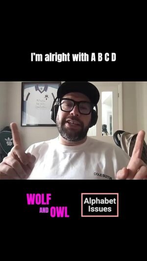 Tom Davis Instagram - It’s the Wolf’s world. We just live in it. 
By popular demand, a clip of the alphabet chat from S3 Ep 30 🐺🔠🦉