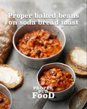 Tom Kerridge Instagram - I know the tinned version is pretty great, but this Proper Baked Beans recipe is easy and packed full of flavour. You can even try making the Soda Bread alongside it, that we serve at The Hand & Flowers. Perfect for a hearty breakfast, brunch or dinner 👊

Save this recipe to try later or find it in my Proper Pub Food book.

#breakfastinspo #sodabread #recipe