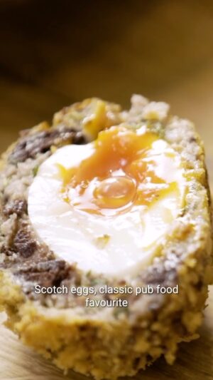 Tom Kerridge Instagram - The Scotch Egg is a true British Pub Classic. Check out my Black Pudding Scotch Egg recipe. Hit save to try it later 👊

#scotchegg #pubfood #britishfood