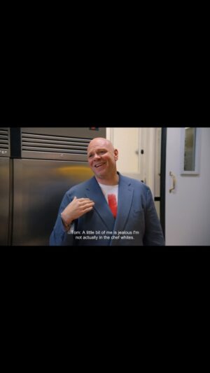 Tom Kerridge Instagram - It’s Banquet day! And yes, that’s me in a suit. Not a sight you often see!!
#teamgb #greatbritishmenu