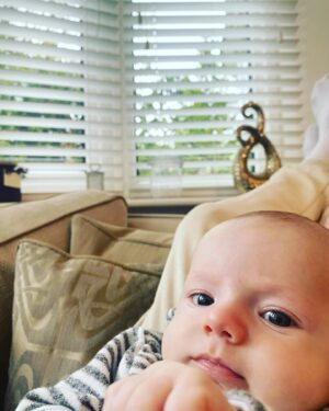 Tom Parker Instagram - His beautiful little smile 🥰🥰💖💖💖💖 a long with a side of saliva too 😂😂