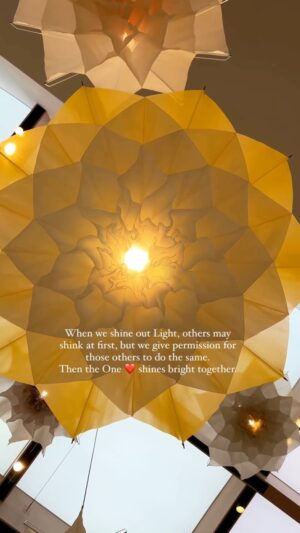 Tom Prior Instagram - When we shine out Light, others may shink at first, but we give permission for those others to do the same. 
Then the One ❤️ shines bright together. 

Found this beautiful installation in a mall in Bangkok, Thailand. It’s time to let that Love flow, let your heart bloom. 🌺 

Let us recognise all our problems have been solved. 

#newjourneys #acim #righthererightnow #freeyourmind #thekingdomofheaven #mindtraining #releaseme #truthself  #acourseinmiracles #meditate #rupertspira #mooji #davidhoffmeister #thepowerofnow #eckharttolle #onemind #oneself #coaching #lightoftheworld