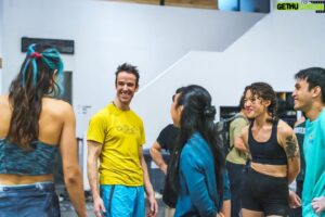 Tom Randall Instagram - What a Bangkok experience! 🐐Many thanks to @stonegoatclimb for hosting us this week. Dreamy comp problems and delicious technical slabs covering the walls across the whole gym 🤩

The local climbing scene is full of so much passion for the sport and it’s awesome to see hundreds of new people getting into it and hearing about the developing community. 

We (@annahazelnutt & @tompaulrandall) are off northwards now for some new boulder and route development/FAs. Psyched! 

Photos by: @kcphotographyhk 📸🙏