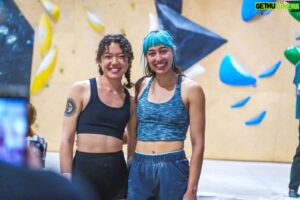 Tom Randall Instagram - What a Bangkok experience! 🐐Many thanks to @stonegoatclimb for hosting us this week. Dreamy comp problems and delicious technical slabs covering the walls across the whole gym 🤩

The local climbing scene is full of so much passion for the sport and it’s awesome to see hundreds of new people getting into it and hearing about the developing community. 

We (@annahazelnutt & @tompaulrandall) are off northwards now for some new boulder and route development/FAs. Psyched! 

Photos by: @kcphotographyhk 📸🙏