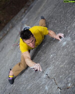 Tom Randall Instagram - The one that got away…. for the moment! Just finished up a trip in Austria trying Prinzip Hoffnung with @annahazelnutt and it was one of those “nearly, but not quite situations” that do happen! 😅 I used to get a bit frustrated about these as it always felt like the success of the trip was determined by the outcome of ‘productivity’ but that doesn’t really work for me any more. It just leads to too much focus on a goal and not the fun of the experience. Definitely not easy to get it right as being a ‘pro’ is somewhat correlated with success (however you define that) and I’m still prone to getting it wrong. However, this time it felt right as at the end of the trip in the last couple of days I realised I was getting increasingly detached from the send and that the more I tried to force myself to be psyched it wasn’t quite right. So… what to do? I set zero expectations on each remaining days, I went with whatever felt fun (lead, TR, random jumping off) and it went back to being just perfect again! If anything I left more psyched that it’s still there for a return trip and I’ve got a bit of improving to do. 

Big shout to Anna for getting this route done. It’s not really her forté being quite cracky and it’s deffo not an easy route despite the number of repetitions… don’t let that fool you! She also climbed the crux with a duff method (well done) and did the bold climbing with zero fuss really (again, good effort). 

Looking forward to some Welsh trad this coming month now! 💪💪

Photos by: @philippklein 📸 

@rab.equipment @wildcountry_official @unparallelup