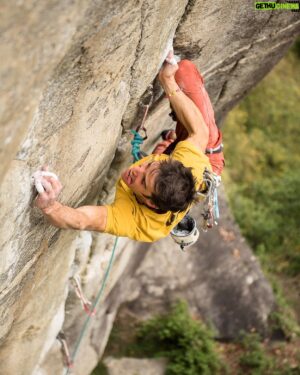 Tom Randall Instagram - One of the hardest - actually very good - cracks in Europe hides under a line of bolts up in N Italy. I tried “Lapoterapia” a few sessions back when I was going to Cadarese a few years back… not an easy one for sure!

8c on crack is rare, but even rarer is one that isn’t that steep and also requires all the tricks. Brilliant ringlock move right at the top right when you’re full gassing 🥵🥵

It was one of the ‘got away’ routes for me, so at least there’s a reason to go back! Even better that Jacopo showed the way with a trad style repeat as well 😎

Photo by the talented @paolosartophoto 

@rab.equipment @wildcountry_official @mytendon @unparallelup