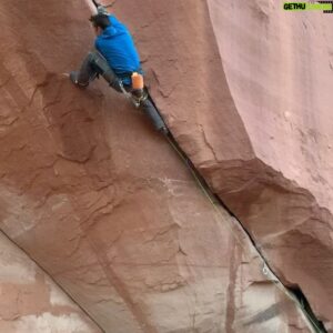 Tom Randall Instagram - Trip update 1: me and @petewhittaker01 have been out in Utah a week or so now, trying to do one of Mason Earle’s masterpiece cracks - Stranger Than Fiction, out at the Bartlett Wash 🌵🌵

It’s a line that we’ve both been aware of for a number of years but never got round to putting our focus into the same time and place! And this thing definitively deserves focus as it’s got to be one of the very hardest splitter finger cracks in the world. Maybe a bit strange it’s not had more recognition considering its lack of ascents and Mason’s abilities?! Effectively it’s like having Cobra Crack (steep and powerful) on top of one of the White Rim 5.13 /14- roof cracks (technical and powerful) with not that much rest… 😅

At present, we’ve both done all the moves, worked good sequences and realised it’s no pushover… you can’t cheater-beta this one too much 😅. I’ve opted for the “White Slipper” on the right foot (@gorisb I’ll forgive you yet again…) and Pete’s sticking with a @desertdannyp special of a modified @unparallelup UP Lace Pink. Our fingers are deffo feeling the brunt of the strain now, so prob need to take some time off to let the inflammation die down 🙈

Of important historical note, is that @lor_sabourin made a repeat of this route earlier this week just before me and Pete got to the crag one of the days (gutted to miss the action but then got to witness them almost double send whilst taking pics a bit later in the day 🤯🙌) Sooooo good! As not only is it the hardest route they’ve ever done, it’s also the completion of a multi-season project which mentally, is super hard to manage. Quick ticks are something, but getting really deep on the true limit projects is a special (and challenging) place to be. Massive respect!! 💪💪💪

@wide_boyz @rab.equipment @wildcountry_official @mytendon @unparallelup @rhinoskinsolutions