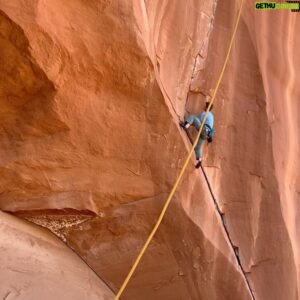 Tom Randall Instagram - Trip update 1: me and @petewhittaker01 have been out in Utah a week or so now, trying to do one of Mason Earle’s masterpiece cracks - Stranger Than Fiction, out at the Bartlett Wash 🌵🌵

It’s a line that we’ve both been aware of for a number of years but never got round to putting our focus into the same time and place! And this thing definitively deserves focus as it’s got to be one of the very hardest splitter finger cracks in the world. Maybe a bit strange it’s not had more recognition considering its lack of ascents and Mason’s abilities?! Effectively it’s like having Cobra Crack (steep and powerful) on top of one of the White Rim 5.13 /14- roof cracks (technical and powerful) with not that much rest… 😅

At present, we’ve both done all the moves, worked good sequences and realised it’s no pushover… you can’t cheater-beta this one too much 😅. I’ve opted for the “White Slipper” on the right foot (@gorisb I’ll forgive you yet again…) and Pete’s sticking with a @desertdannyp special of a modified @unparallelup UP Lace Pink. Our fingers are deffo feeling the brunt of the strain now, so prob need to take some time off to let the inflammation die down 🙈

Of important historical note, is that @lor_sabourin made a repeat of this route earlier this week just before me and Pete got to the crag one of the days (gutted to miss the action but then got to witness them almost double send whilst taking pics a bit later in the day 🤯🙌) Sooooo good! As not only is it the hardest route they’ve ever done, it’s also the completion of a multi-season project which mentally, is super hard to manage. Quick ticks are something, but getting really deep on the true limit projects is a special (and challenging) place to be. Massive respect!! 💪💪💪

@wide_boyz @rab.equipment @wildcountry_official @mytendon @unparallelup @rhinoskinsolutions