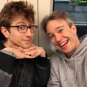Tom Scott Instagram - Introducing @schmoyoho to the London Underground.