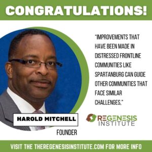 Tom Steyer Instagram - Congratulations to former SC Rep, White House Environmental Justice Council member, & my good friend Harold Mitchell on the launch of the Regenesis Institute and release of the first Regenesis report.

I first heard about this collaborative, community-based model from Harold on the campaign trail. Since then, the project has successfully collaborated between public & private sectors to clean up and revitalize the community. It can and should be used as a model for the future.

To learn more about how Harold and the Regenesis Institute is leading the way on community-led environmental justice action, visit https://www.theregenesisinstitute.com/